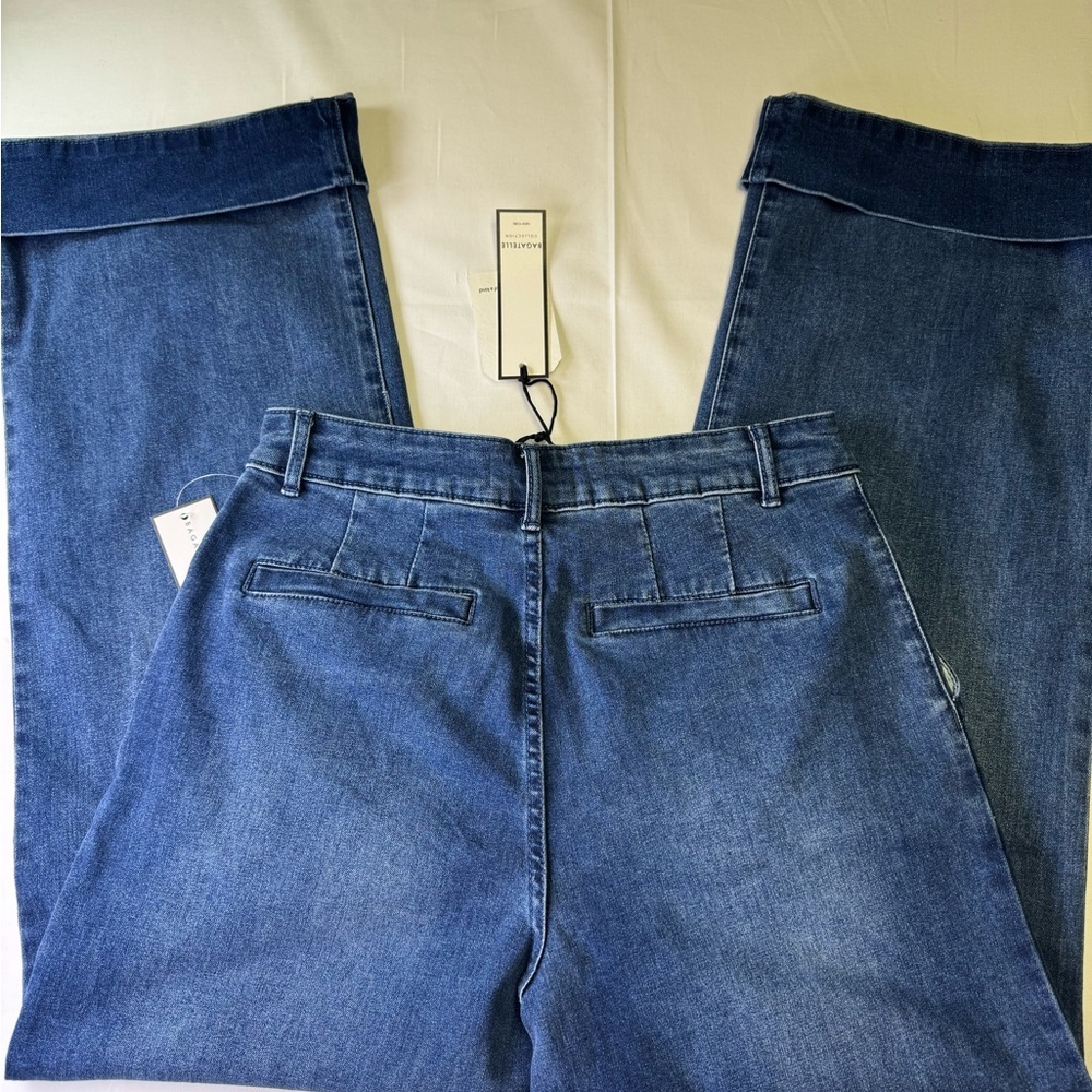 Bagatelle Dark Blue Wide‎ Leg Jeans NEW with tags 28x31 - Picture 2 of 9